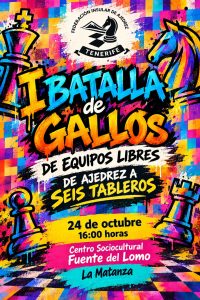 I BATALLA DE GALLOS DE EQUIPOS LIBRES DE AJEDREZ