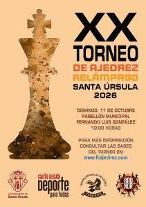 XX Torneo de Ajedrez Relámpago Santa Úrsula 2026